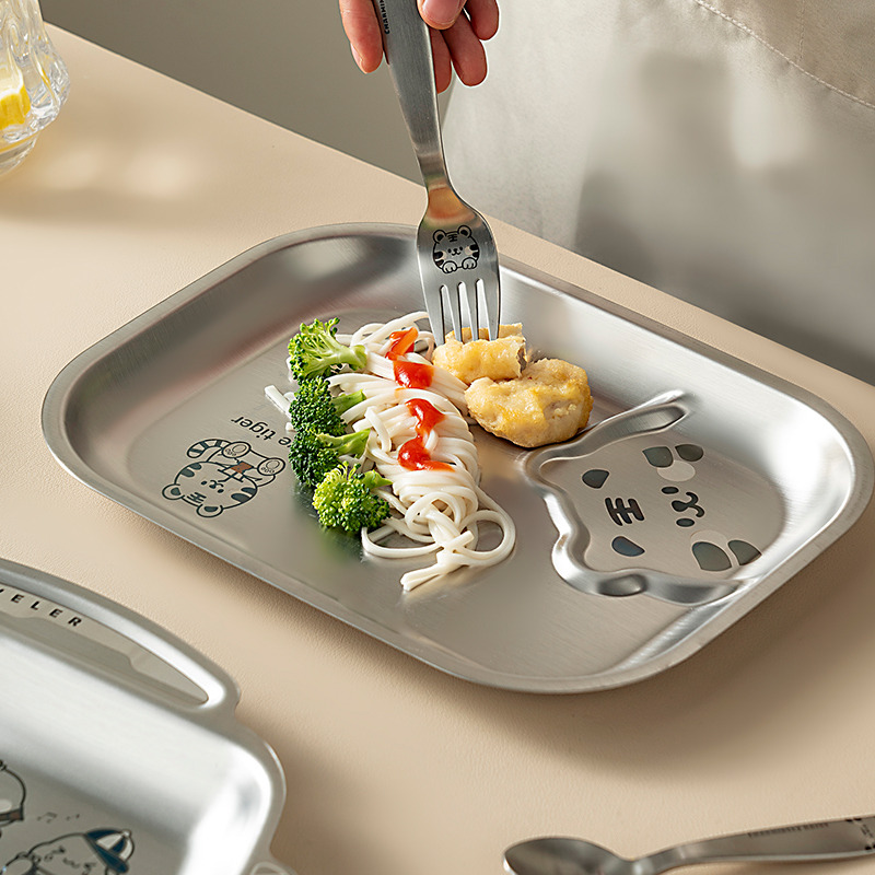 onlycook抗菌304不锈钢饺子盘