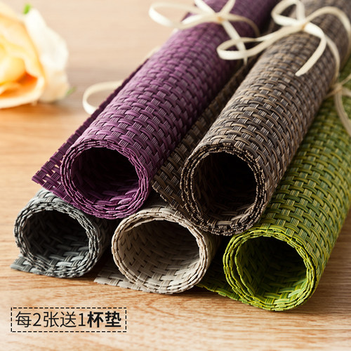 4张onlycook北欧加厚防烫西餐垫