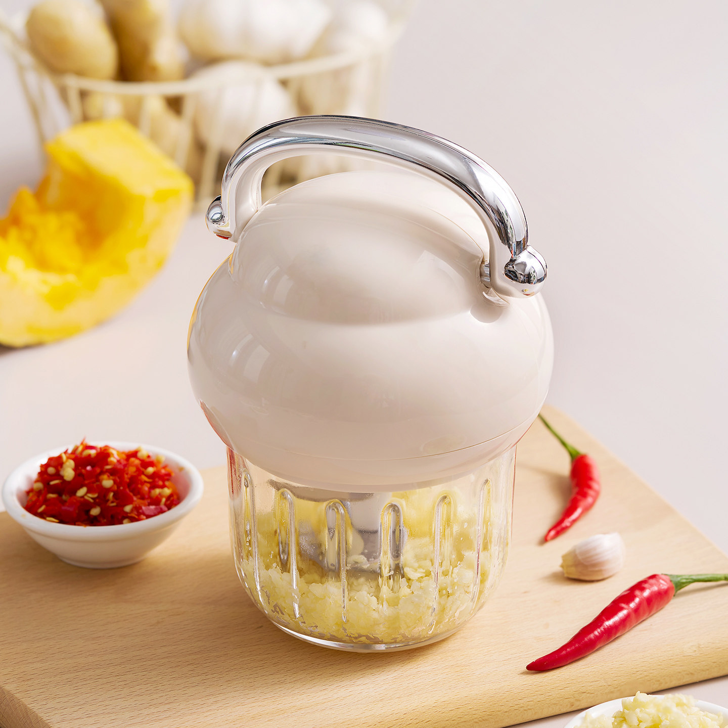 onlycook多功能电动捣蒜器料理机