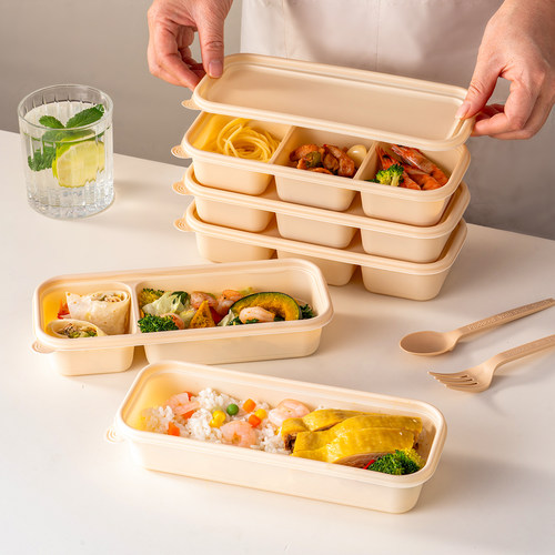 onlycook可降解玉米淀粉餐盒带盖