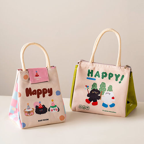 onlycook饭盒保温袋双层便当包