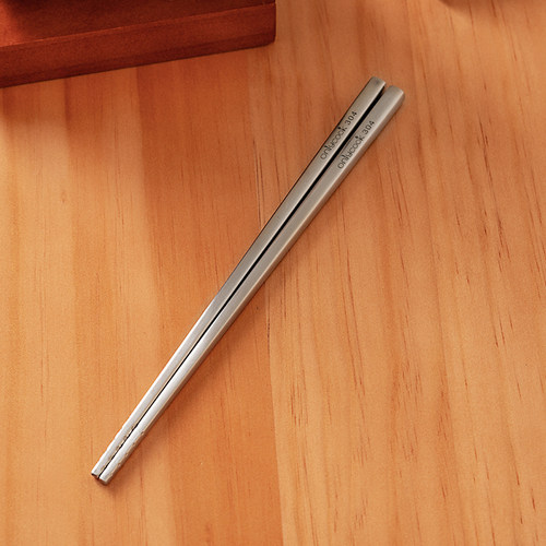 onlycook19cm儿童筷子304不锈钢