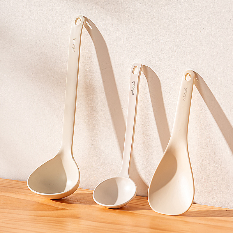 onlycook奶油风合金汤勺饭勺