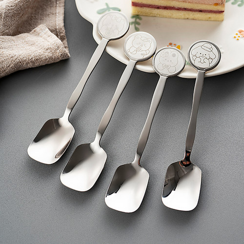onlycook不锈钢卡通甜品勺
