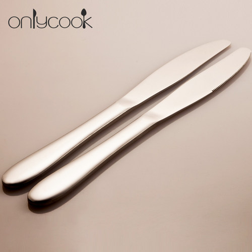 onlycook不锈钢牛排刀餐具切牛排