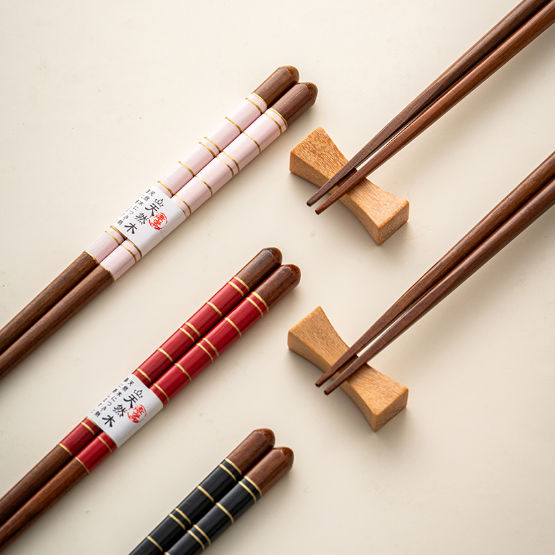 onlycook天然铁木筷子日式复古