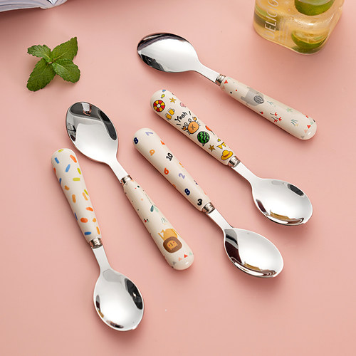onlycook可爱儿童勺子卡通饭勺