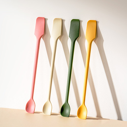 onlycook双头长柄多功能硅胶勺子