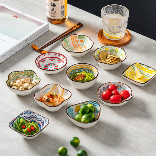 onlycook家用调味碟陶瓷小菜碟