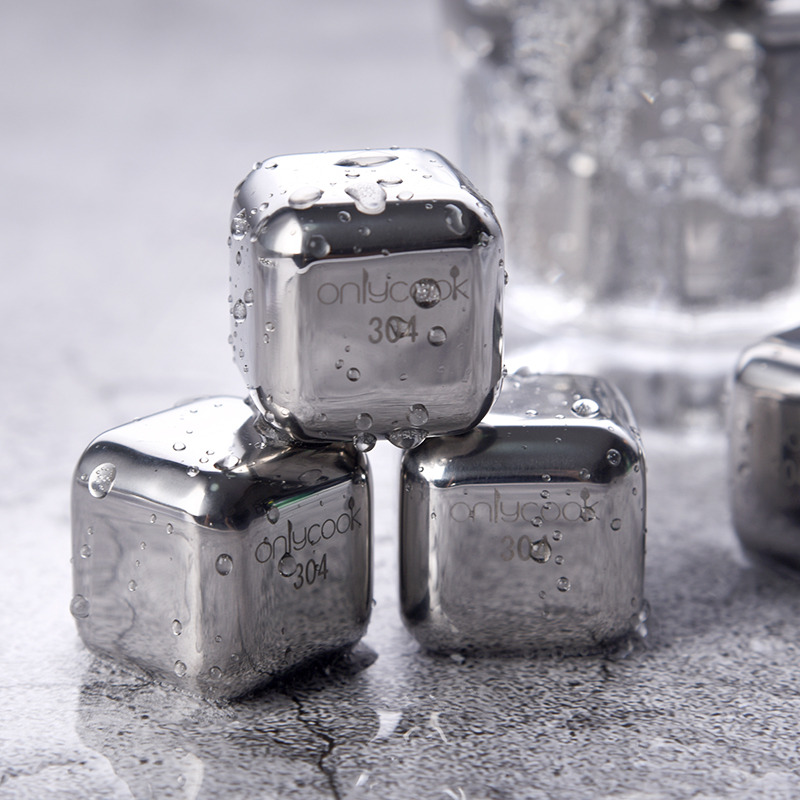 onlycook食品级304不锈钢冰块