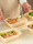 одноразовая миска onlycook, биоразлагаемая пищевая упаковка, ланч-бокс, посуда, тарелка с кукурузным крахмалом, коробка для фаст-фуда mini 3