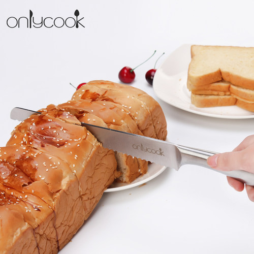 onlycook家用切面包刀法棍吐司刀