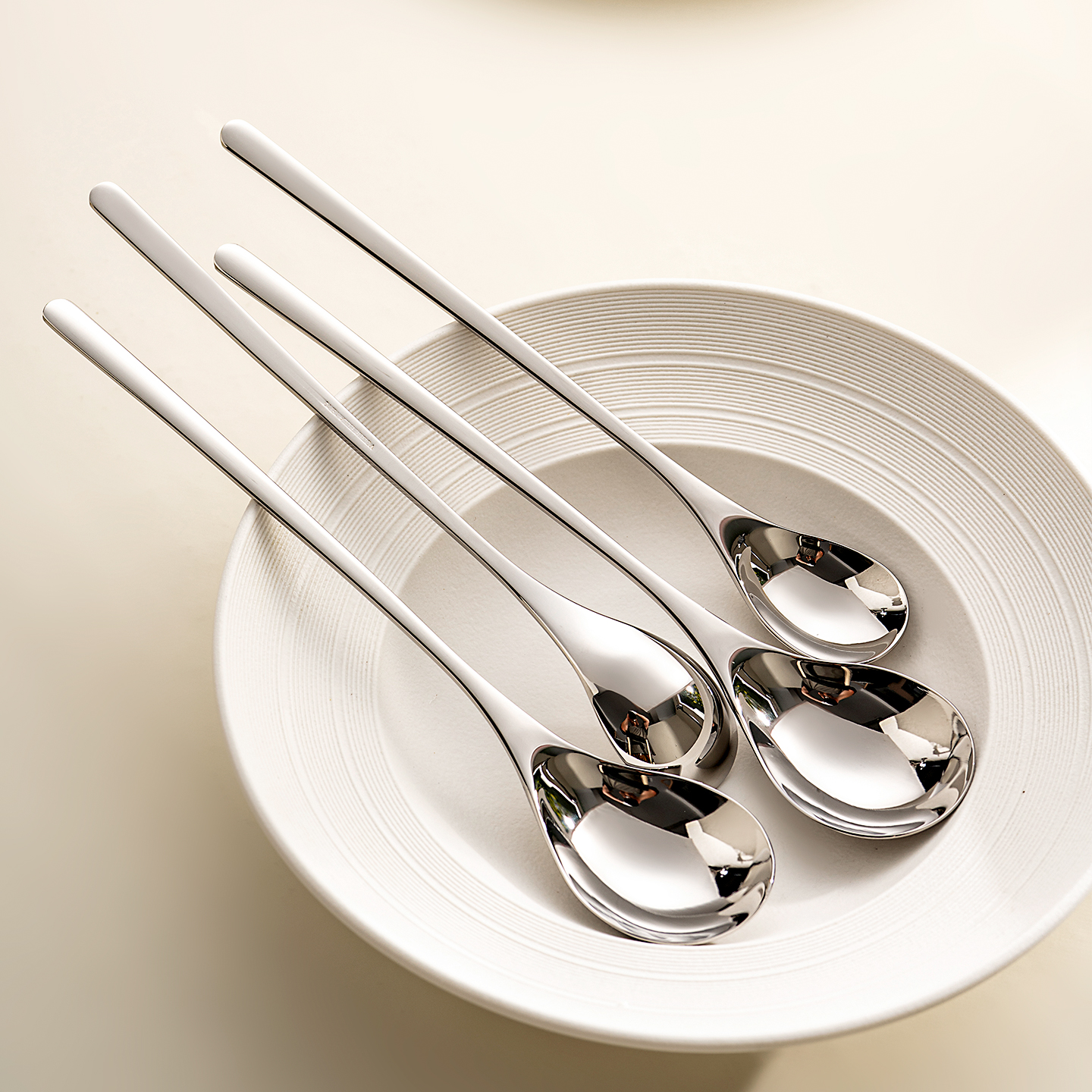 onlycook长柄勺18/10不锈钢搅拌