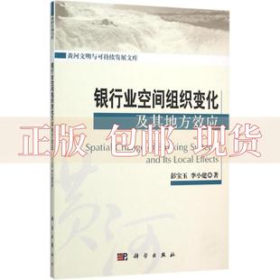 【正版书包邮】银行业空间组织变化及其地方效应彭宝玉李小建科学出版社