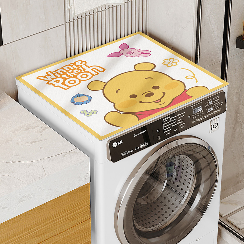 洗衣机垫子防尘皮革床头柜盖布