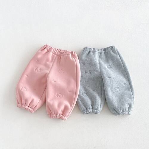 女宝宝女童冬装加绒羊裤子zd冬季