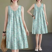 高档褶皱吊带裙女2025夏季 新款 连衣裙内搭打底背心长裙百搭裙子女