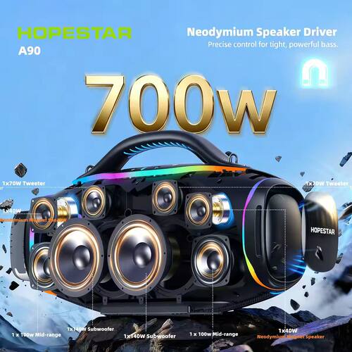 HOPESTAR/华达A90蓝牙音箱K歌