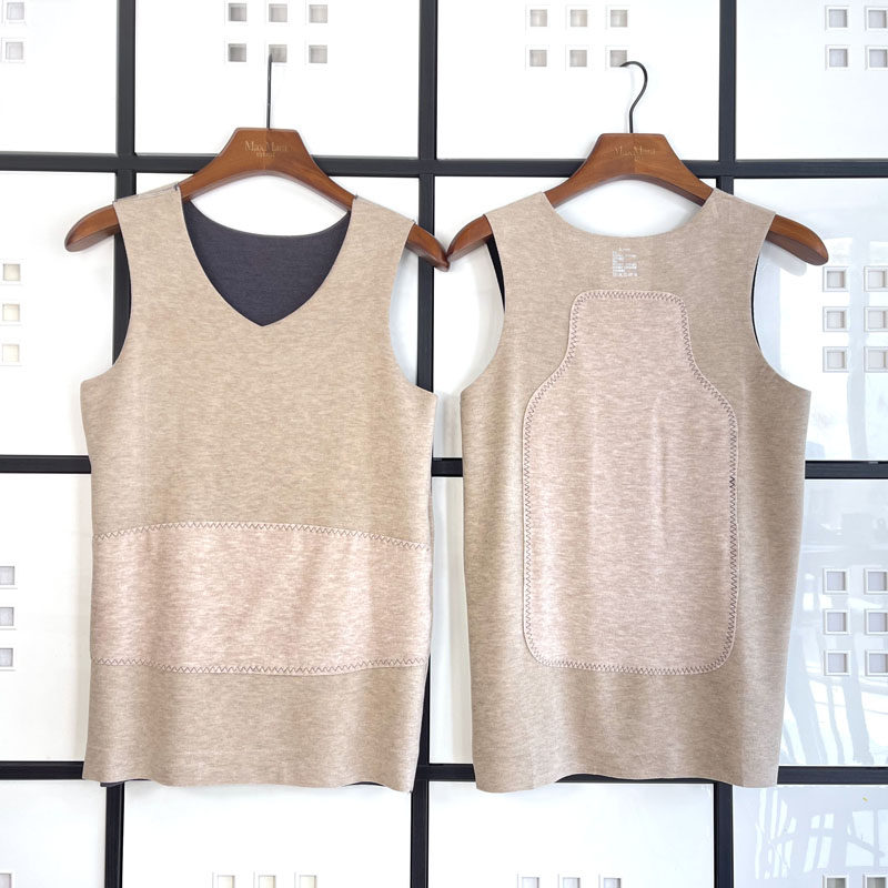 德绒羊毛蚕丝双面磨毛男贴片加厚保暖背心秋冬圆领自发热打底马甲,女士内衣/男士内衣/家居服,保暖背心,淘宝优惠券,粉丝福利购,淘宝优惠卷