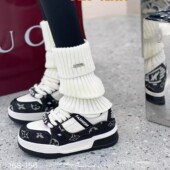 女轻便舒适2025年新款 真皮断码 38休闲面包鞋 厚小胖丁鞋 清仓35