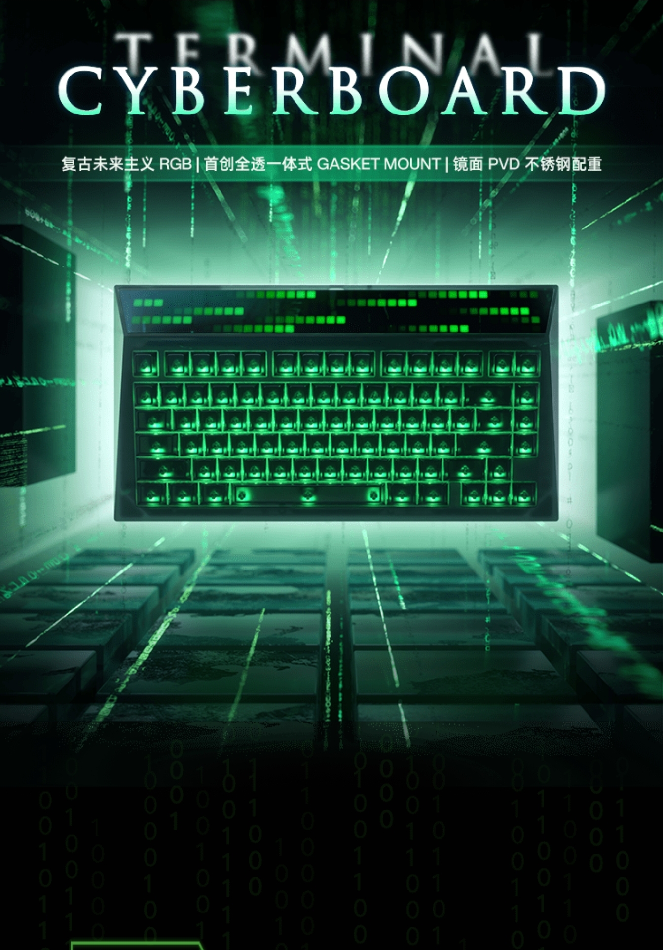 CYBERBOARD Terminal Angry Miao 怒喵 客制化机械键盘