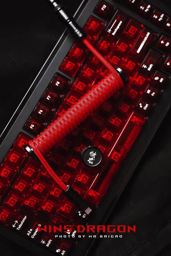 Wins客制化  OG WORKS（烛龙）＆ win shop 键盘航插线 螺旋线8k
