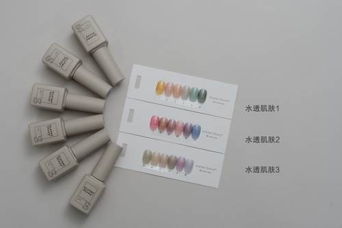 美甲甲油胶 2023瓶装胶水透肌肤系列18色 sister story 新手推荐