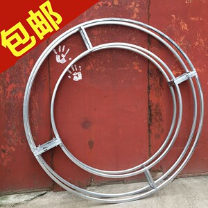 新款新款婚庆道具吊环铁艺线帘悬挂双层吊顶圆环绗架子圆形圈大号