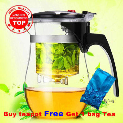 High quality Heat Resistant Glass Tea pot Chinese teaware ku