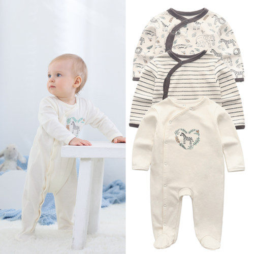 Baby Boys Rompers Winter 2022 New Long Sleeve Cotton baby cu
