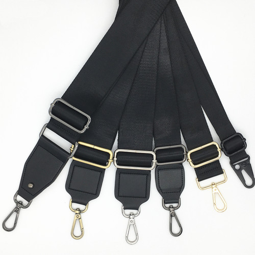 Black Color Bag Straps Women Shoulder Messenger Bags Belt Ad