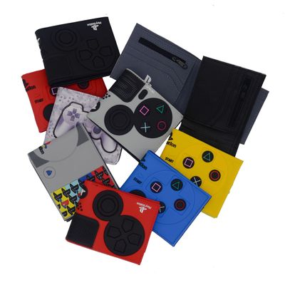 Various Color 3D Print Wallets carteira PVC Folded Purse wit