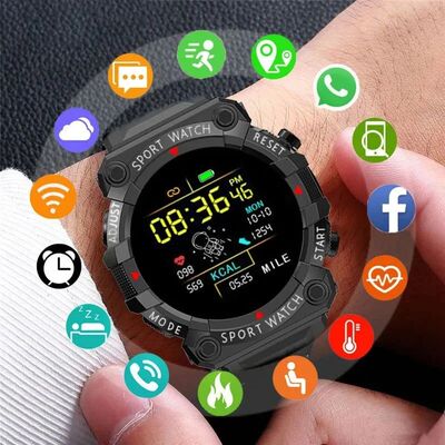 New Smart watch Men Women Heart Rate Blood Pressure Monitori