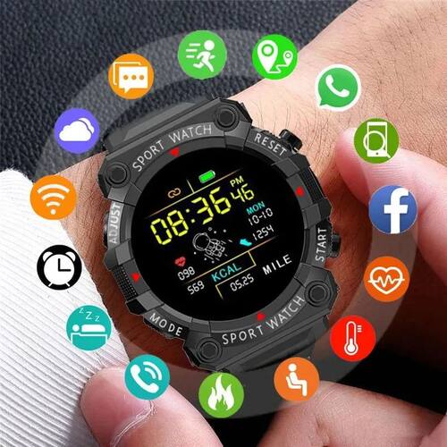 New Smart watch Men Women Heart Rate Blood Pressure Monitori