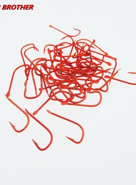 100pcs Fishing Hook Series 1#-8# Barbed Fishhook High Carbon