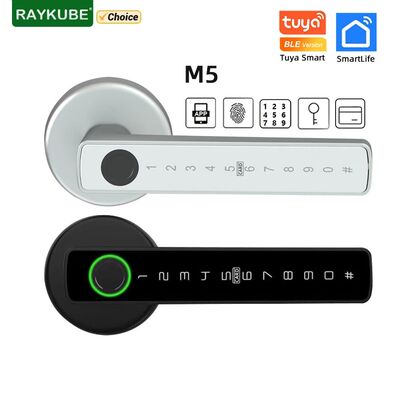 RAYKUBE M5 Tuya BLE Fingerprint Door Lock Digital Electronic