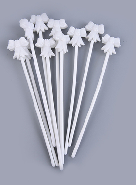 New 10pcs 19cm Automatic Balloon Towbar White Bow-Knot Ball