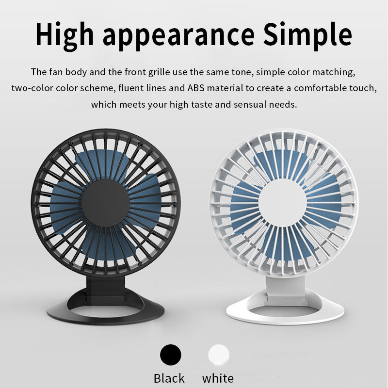 usb rechargeable small fan mini noiseless portable fan for s