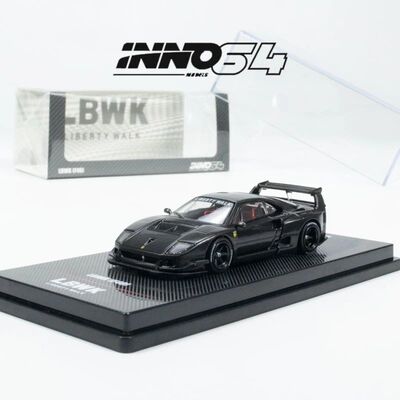 INNO 1:64 LBWK F40 Full Carbon  Model car decoration