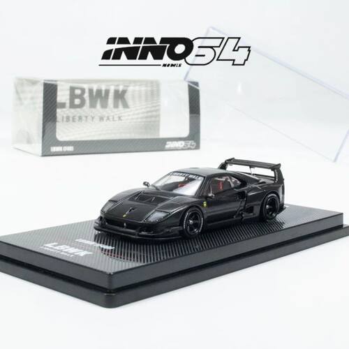 INNO 1:64 LBWK F40 Full Carbon  Model car decoration