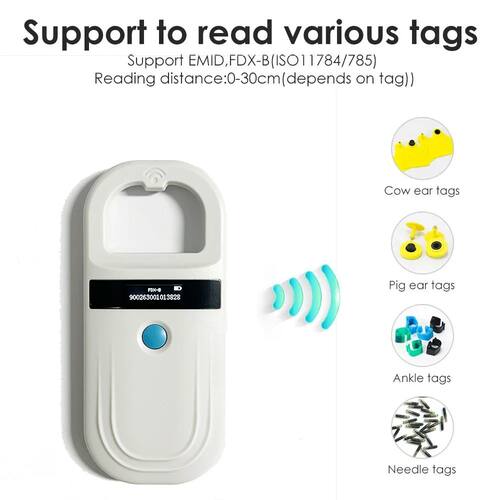 Pet ID Chip Digital Scanner USB RFID Dog Cat Animal Handheld