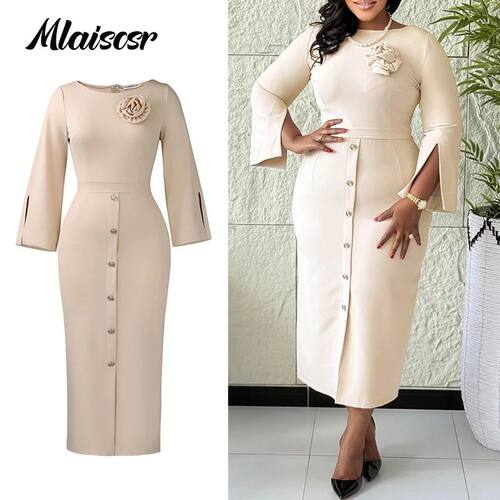 Mlaiscsr Fshion Solid Color Button 3D Flower Classic Round N