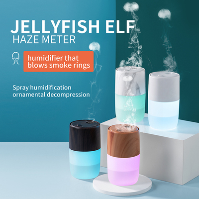 350ML Jellyfish Ultrasonic Air Humidifier Purifier LED Light