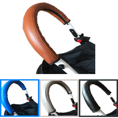 Baby stroller Handle PU Leather Pushchair Armrest Case Prote
