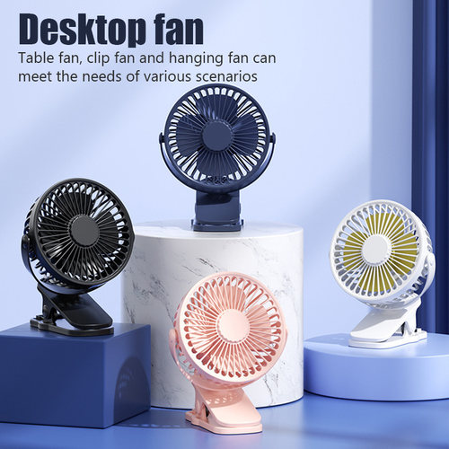 Mini Portable Wind Power Clip Fan Convenient Ultra-quiet USB