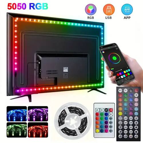 Smart Led Strip Light 5050 RGB USB 5V Bluetooth APP Remote C