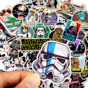 10/50PCS/Pack Cool Disney Star Wars Stickers Funny Waterproo