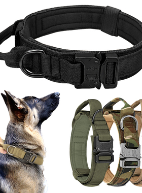 Tactical Dog Collar Military Adjustable Duarable Nylon Germa