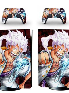 Luffy Gear 5 PS5 Disc Skin Sticker Decal Cover for Console a
