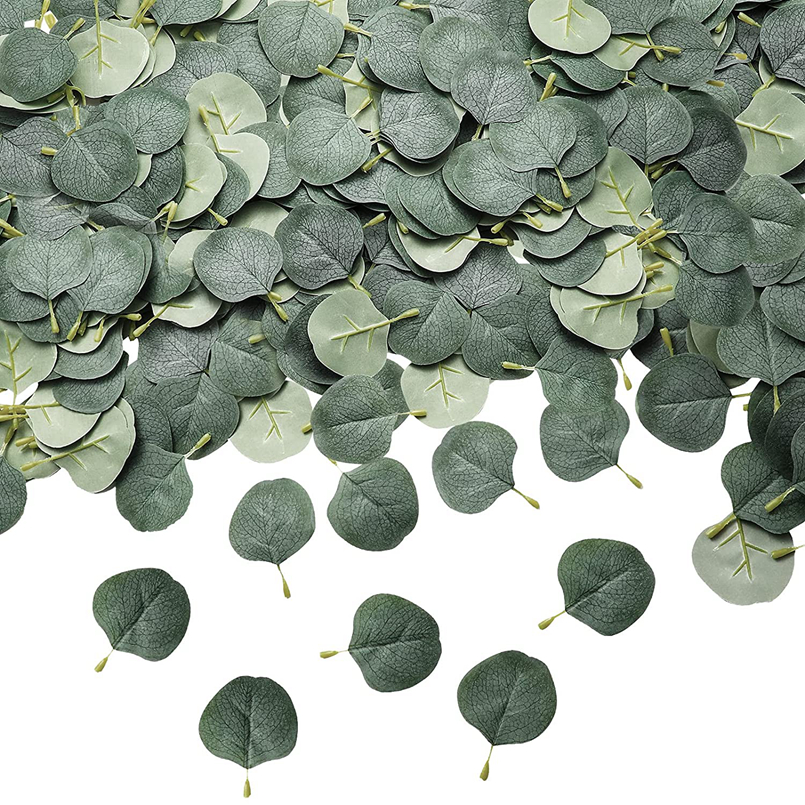 100PCS Eucalyptus Leaves Wholesale Artificial Roses Flowers